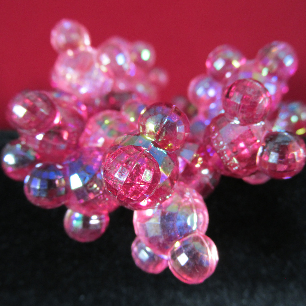 DISNEY PARKS MICKEY MOUSE PINK BEADED STRETC